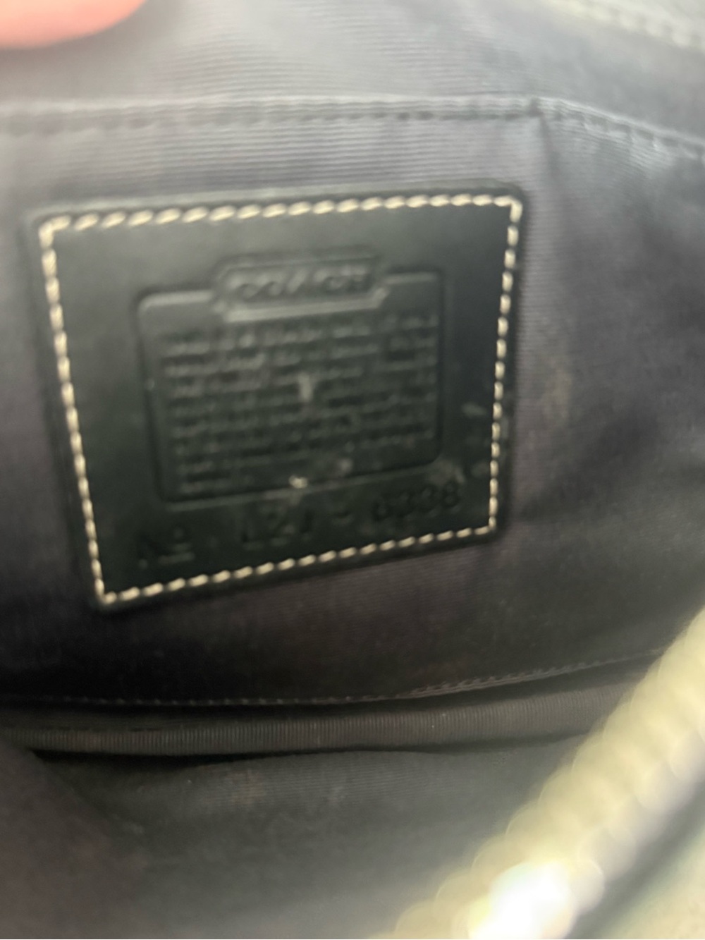 Coach Black Signature Canvas Wristlet - Picture 7 of 13